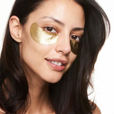 Shop Wander Beauty Baggage Claim Gold Eye Masks In Default Title