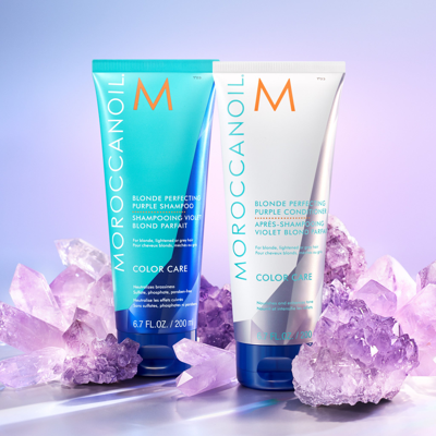Moroccanoil Blonde Perfecting Purple Conditioner 200ml In Default Title