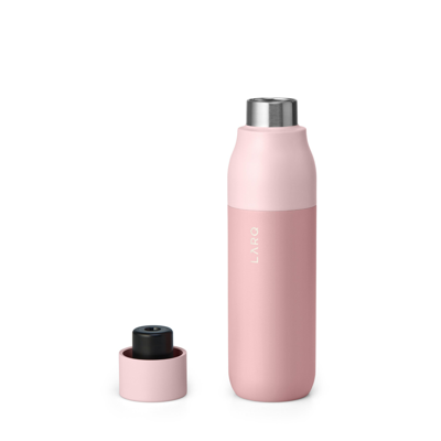 Larq Double Walled Self Sanitizing Water Bottle In Himalayan Pink