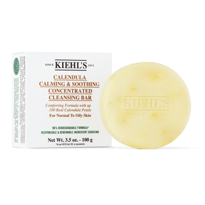 Shop Kiehl's Since 1851 Calendula Calming And Soothing Concentrated Facial Cleansing Bar In Default Title