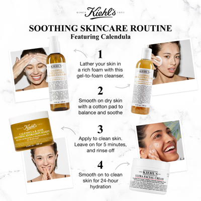 Shop Kiehl's Since 1851 Calendula Deep Cleansing Foaming Face Wash In 7.8 Fl oz | 230 ml