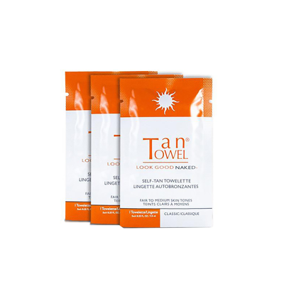 Shop Tantowel Classic Half Body Self-tan Towelette 10 Pack In Medium To Dark
