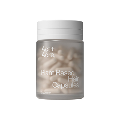 Shop Act+acre Cold Processed Plant Based Hair Capsules In Default Title