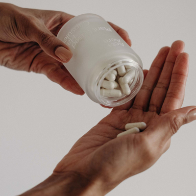 Act+acre Cold Processed Plant Based Hair Capsules In Default Title