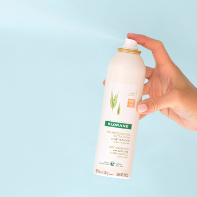 Shop Klorane Dry Shampoo With Oat Milk For Dark Hair In 3.2 oz
