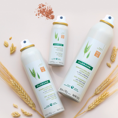 Klorane Dry Shampoo With Oat Milk - Dark Hair In 3.2 oz
