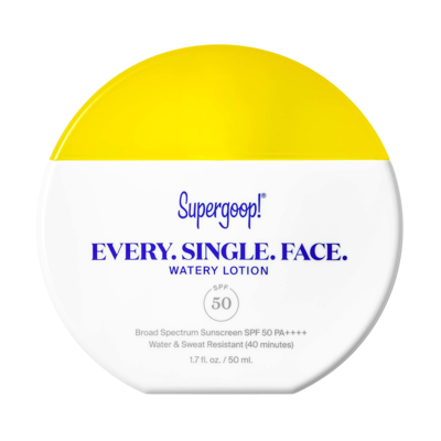 Shop Supergoop Every. Single. Face. Watery Lotion Spf 50 In Default Title