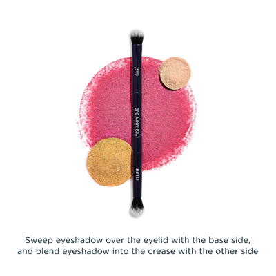 Lune+aster Eyeshadow Duo Brush In Default Title