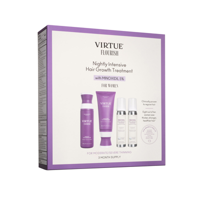Shop Virtue Flourish Nightly Intensive Hair Growth Treatment 90 Day In Default Title