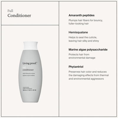 Shop Living Proof Full Conditioner In 8 oz | 226.8 G