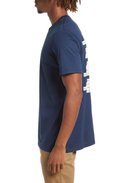 Shop Live Live Live Pima Cotton Graphic Logo Tee In Brooklyn Blue