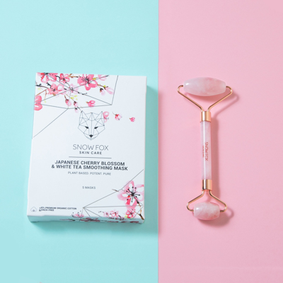 Shop Snow Fox Skincare Japanese Cherry Blossom And White Tea Smoothing Mask In 1 Treatment