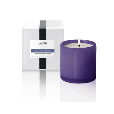 Shop Lafco Lavender Amber Signature Candle In Default Title