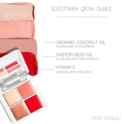 Rms Beauty Lip2cheek Glow Quad Mini Palette In Default Title