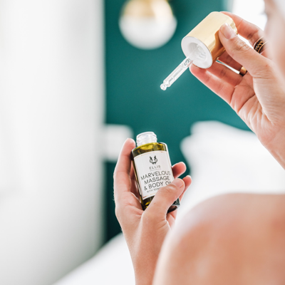 Ellis Brooklyn Marvelous Massage And Body Oil With 100mg Of Full Spectrum Cbd In 1 Fl oz | 30 ml