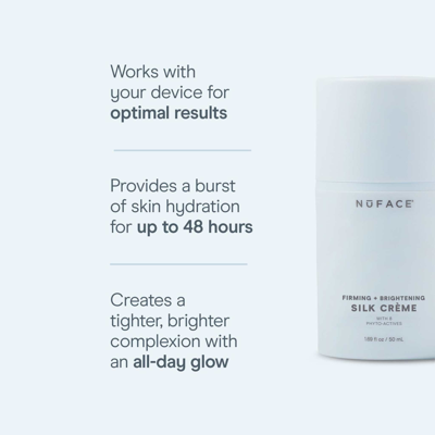 Shop Nuface Firming And Brightening Silk Crème In 1.69 oz