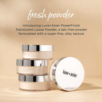 Shop Lune+aster Powerfinish Translucent Loose Powder In Default Title