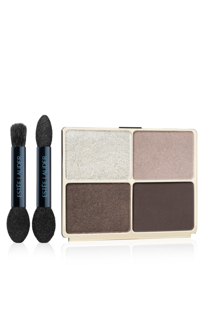 Shop Estée Lauder Pure Color Envy Luxe Eyeshadow Quad Refill In Grey Haze