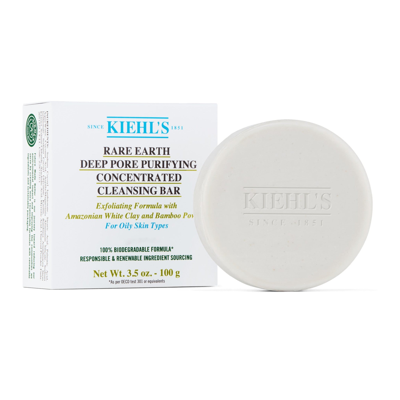 Shop Kiehl's Since 1851 Rare Earth Deep Pore Purifying Concentrated Facial Cleansing Bar In Default Title