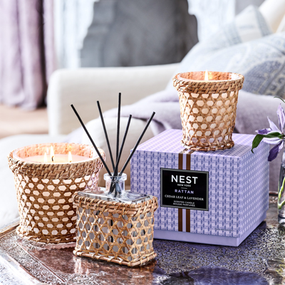 Shop Nest New York Rattan Cedar Leaf & Lavender Classic Candle In Default Title