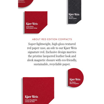 Shop Kjaer Weis Red Edition Flush And Glow Case In Default Title