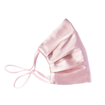 Slip Double-sided Silk Re-usable Face Covering In Pink