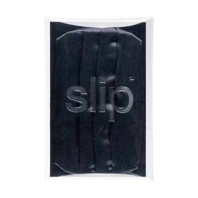 Slip Double-sided Silk Re-usable Face Covering In Black