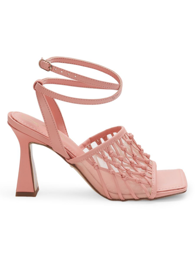 Shop Sam Edelman Women's Candice Woven Ankle-strap Sandals In Clay