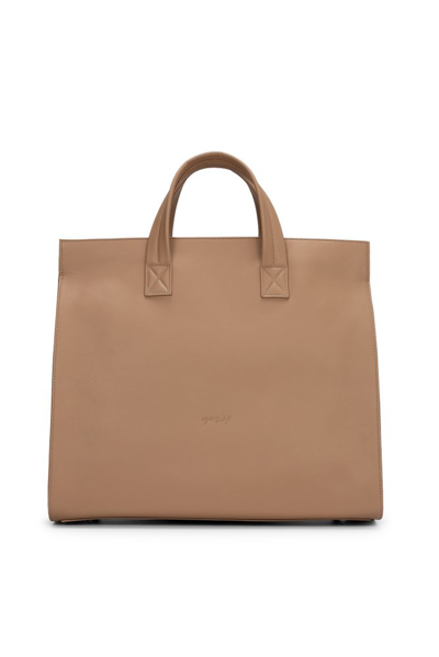 Shop Marsèll Ventiquattro Zipped Tote Bag In Brown
