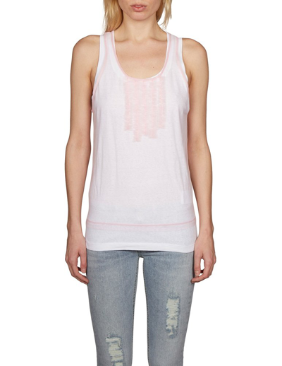 Shop Dsquared2 Tulle Double Tank Top In Multi