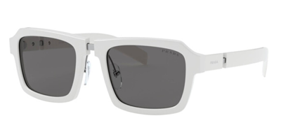 Shop Prada Pr 09xs 4ao5s0 Square Sunglasses In Grey