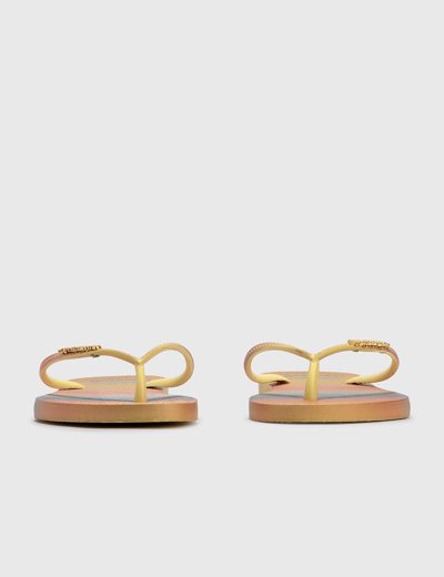 Havaianas Slim Gradient Sunset Flip Flops In Multicolor