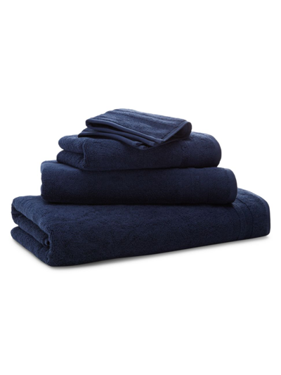 Shop Ralph Lauren Payton Wash Cloth In Navy