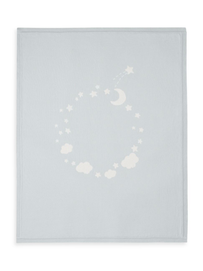 Shop Elegant Baby Baby's Sleepy Time Wishes Celestial Circle Blanket In Blue