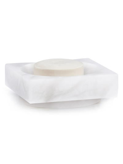 Shop Labrazel Cosmos Alabaster Soap Dish In White