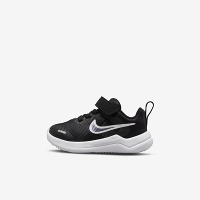 Shop Nike Downshifter 12 Next Nature Baby/toddler Shoes In Black,dark Smoke Grey,white