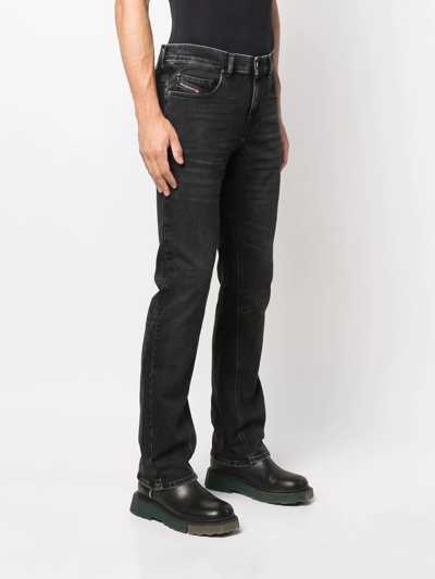 Shop Diesel 2021 D-vocs 09b83 Bootcut Jeans In Black