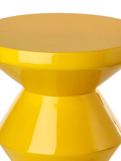 Shop Polspotten Zig Zag Stool In Yellow