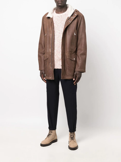 Brunello Cucinelli Ribbed-knit Jumper In Neutrals