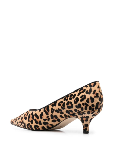 Shop Age Of Innocence Jacqueline 50mm Leopard-print Pumps In Neutrals