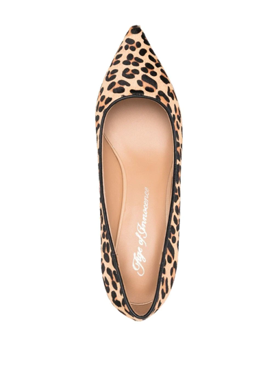 Shop Age Of Innocence Jacqueline 50mm Leopard-print Pumps In Neutrals