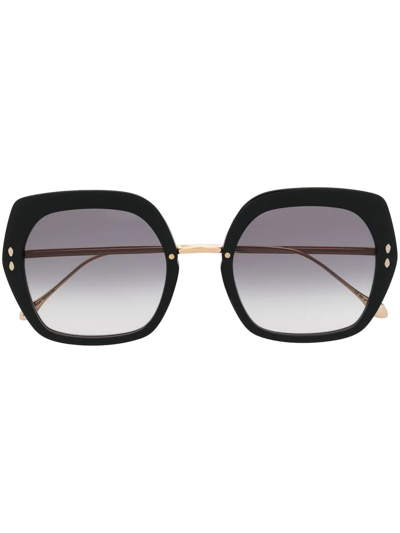 Isabel Marant Eyewear Square-frame Sunglasses In Schwarz
