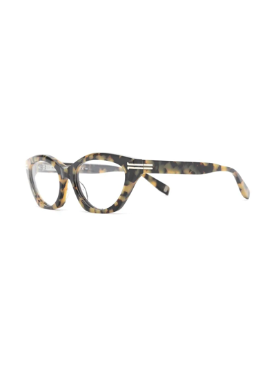 Marc Jacobs Cat-eye Frame Glasses In Braun