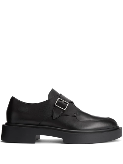 Shop Giuseppe Zanotti Adric Monk Shoes In Black