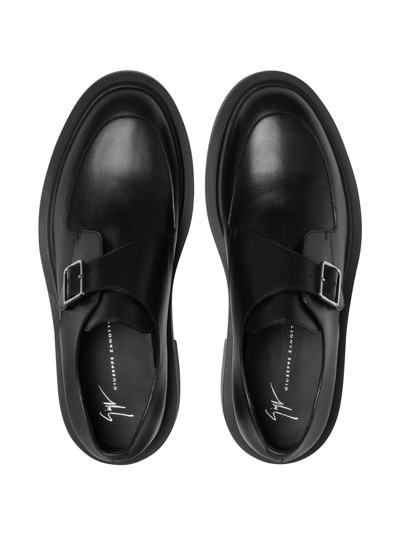 Shop Giuseppe Zanotti Adric Monk Shoes In Black