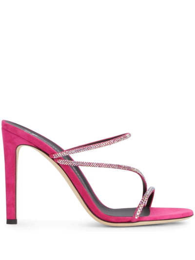 Shop Giuseppe Zanotti Julianne Strappy Sandals In Pink