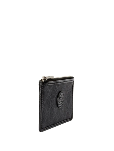 Shop Gucci Gg Logo Cardholder In Schwarz