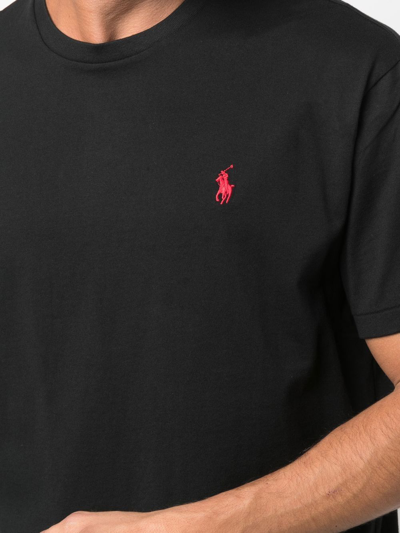 Polo Ralph Lauren Polo Pony T-shirt With Short Sleeve In Black