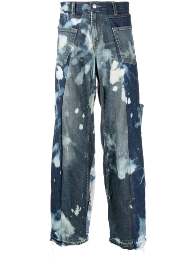 Shop Liam Hodges Straight-leg Denim Jeans In Blau