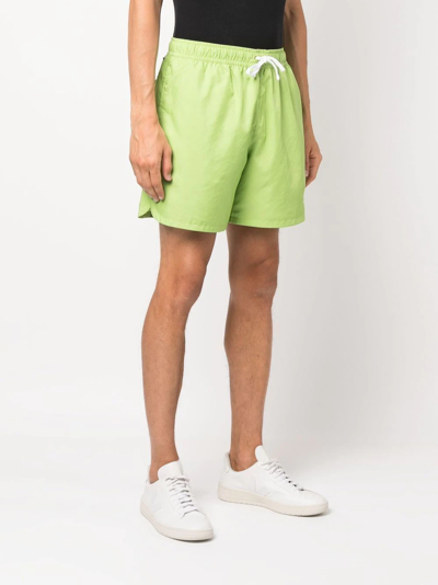 Shop Nike Logo Drawstring Shorts In Grün